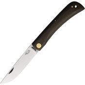 OTTER-Messer 143MIGR Medium Carbon Steel Hippekniep Knife GreenMicarta Handles