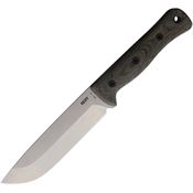 Reiff F61122BCBRLR F6 Leuku Survival Fixed Blade Knife Olive Handles