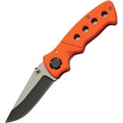 Rite Edge 211581OR Hollow Two-Tone Linerlock Knife Orange Handles