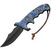 Rite Edge 300607WM Assist Open Defender Black Linerlock Knife Wolf Moon Handles