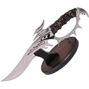 Rite Edge 211610 Talon Carbon Steel Dagger Brown Wrapped Handles