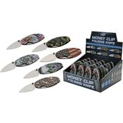 Rite Edge 211577 Money Clip Two-Tone Linerlock Knife 24 Pcs Handles