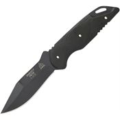 TOPS SP03 Sneaky Pete Acid Rain Fixed Blade Knife Black Micarta Handles