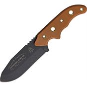 TOPS WSG4 Wilderness Guide 40 Fixed Blade Knife Tan Canvas Micarta Handles