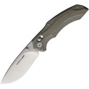 Viper 6012CG Oniro Stonewash Crossbar Lock Knife Green Handles