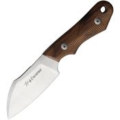 Viper 4048NO Handy 2 Sheepsfoot Fixed Blade Knife Walnut Handles