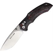 Viper 6014FCR Oniro Satin Crossbar Knife Dark Matter Red Carbon Fiber Handles