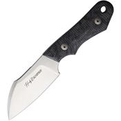 Viper 4048FCM Handy 2 Sheepsfoot Fixed Blade Knife Dark Matter Carbon Fiber Handles