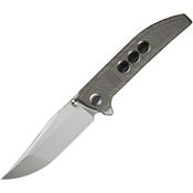 We 220414 Ezinta Framelock Knife Flame Titanium Handles