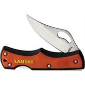 Lansky 045OR Small Lockback Knife Orange Handles