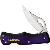 Lansky 045PR Small Lockback Knife Purple Handles