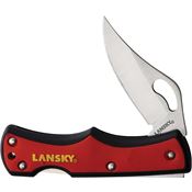 Lansky 045RD Small Lockback Knife Red Handles