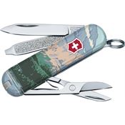 Swiss Army 55493 Classic Knife Glacier National Park Handles