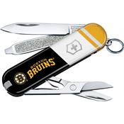 Swiss Army BOS58B1 Classic Knife Boston Bruins Handles