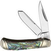 Rough Rider 2659 Tiny Trapper Knife Abalone Handles