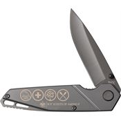 Case XX 18068 Boy Scout TecX Linerlock Knife Gray Handles