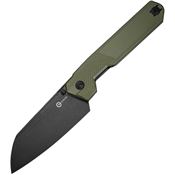 Civivi 230082 Hid Nested Black Stonewash Linerlock Knife OD Green Handles