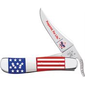 Case XX 18069 Boy Scout Russlock Knife Red/White/Blue Handles