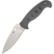 Spyderco FB05SGY Temperance Fixed Blade Knife Gray Handles