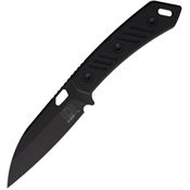 EOS 142 Sandshark Black Fixed Blade Knife Black G10 Handles