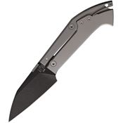 Fred Perrin MKH02S Warthog Silver Black Stonewash Knife Gray Handles