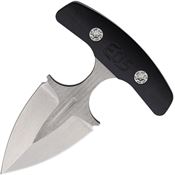 EOS 143 Aztec Push DaggerStonewash Knife Black Handles