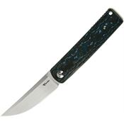 Reate 160 Bushido Linerlock Knife Arc Storm Handles