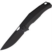 Vanguard G04 Atomic Black Framelock Knife Phantom Black Handles