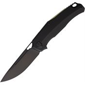 Vanguard G05 Atomic Black Framelock Knife Samurai Handles