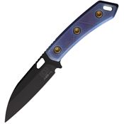 EOS 141 Sandshark Black Fixed Blade Knife Flame Handles