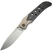 We 23072B2 Guthrie Bolster Lock Knife Champagne/Carbon Fiber Handles