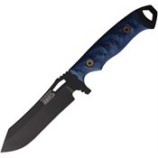 Dawson 48060 Wilderness Fixed Blade Knife Blue Handles