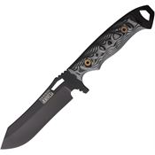 Dawson 48077 Wilderness Fixed Blade Knife Gray Handles