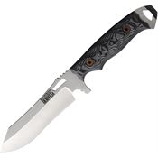 Dawson 60851 Wilderness Fixed Blade Knife Gray/Black Handles