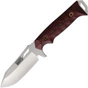 Dawson 83670 Shepherd Fixed Blade Knife Red/Black Handles