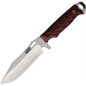 Dawson 49079 Marauder Fixed Blade Knife Red/Black Handles