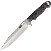 Dawson 49048 Marauder XL Fixed Blade Knife Gray/Black Handles