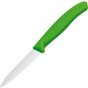 Swiss Army 67636L114 Swiss Classic Knife Paring Green Handles