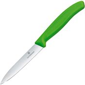 Swiss Army 67706L114 Swiss Classic Knife Paring Green Handles