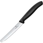 Swiss Army 67803 Swiss Classic Knife Table Knife Black Handles