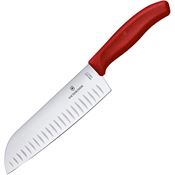 Swiss Army 6852117 Swiss Classic Knife Santoku Red Handles