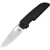 Kizer 3637A2 Varatas Satin Linerlock Knife Carbon Fiber/G10 Handles