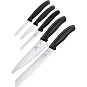 Swiss Army 671335G Swiss Classic Knife Kitchen Set Black Handles