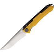 Maxace MM281B Kestrel Framelock Knife Yellow Handles