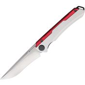 Maxace MM281C Kestrel Framelock Knife White/Red Handles