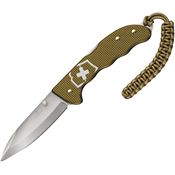 Swiss Army 09415L24 Evoke Lockback Knife LE 2024 Terra Brown Handles