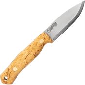 Casstrom 12808 No 8 Swedish Forest Fixed Blade Knife Curly Birch Handles