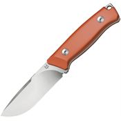 Fox 661OR Windage Fixed Blade Knife Orange G10 Handles