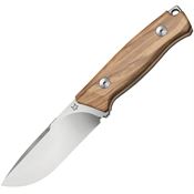 Fox 661OL Windage Fixed Blade Knife Olive Wood Handles