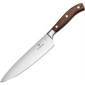 Swiss Army 7740020G Chefs Knife Brown Wood Handles